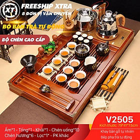 Mua Bàn Trà Điện Thông Minh Đầy Đủ Khay Bàn  Ấm Chén  Bếp Pha Trà Thông Minh Inox 304 Bản 2021 Mã 02505 (Hàng có sẵn)