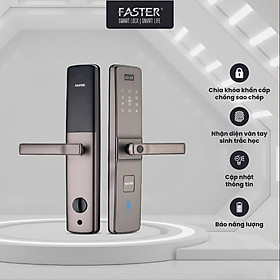 Mua Khóa vân tay FS800 APP-BR FASTER mở bằng sinh trắc học  app điều khiển  thẻ từ an toàn cho gia đình