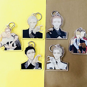 ( Mica trong acrylic ) Móc khóa 19 days ver love quà tặng xinh xắn dễ thương chibi anime (MẪU GIAO NGẪU NHIÊN)