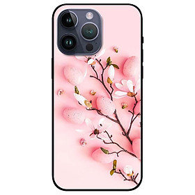 Ốp lưng dành cho Iphone 14 - Iphone 14 Plus - Iphone 14 Pro - Iphone 14 Pro Max - Hoa Đào Hồng 3