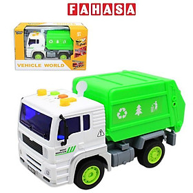 Đồ Chơi Mô Hình Xe Rác Chạy Trớn Có Đèn Và Âm Thanh - Vecto VT521A