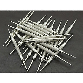 Dây đồng hồ da cá sấu thật size 18 20 22 màu đen nâu