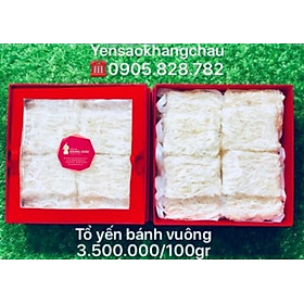 Tổ Yến Bánh Vuông XK (4Sao)