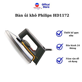 Mua Bàn ủi khô Philips HD1172 Công suất lớn  ủi nhanh  an toàn sử dụng - Hàng chính hãng