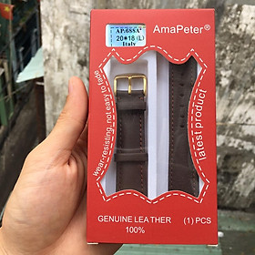 Dây Đồng Hồ Da Bò Italy Mềm Size 22mm 20mm 18mm [Kèm Chốt gắn và Dụng cụ tháo lắp