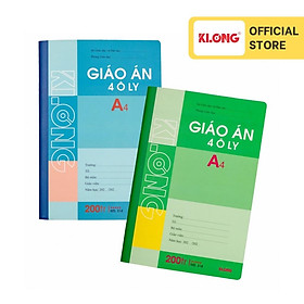 Sổ giáo án 4 ô ly klong a4 200 trang 70/92; ms: 314t4