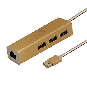 Mua HUB CHUYỂN USB 2.0 RA 3 USB 2.0 + LAN M-PARD - HÀNG NHẬP KHẨU