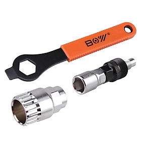 Mountain Bottom Bracket Remover with Wrench Bike Crank Extractor Puller