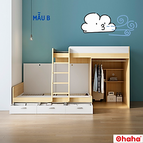 Mua Giường tầng thông minh Ohaha kết hợp tủ áo - GTTM013
