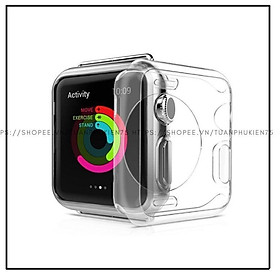 Mua Ốp Ap Watch Ốp Bảo Vệ Đồng Hồ Thông Minh Ap Watch Series 6/5/4/3/2/1 Dẻo Trong Suốt Full Size 38/40/42/44