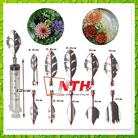 Mua Dụng Cụ Làm Thạch Rau Câu 3D 10 Món Hoạ Tiết Lá Cây Chất Liệu Inox