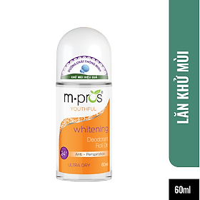 Lăn Khử Mùi – Trắng Mịn – Trẻ Trung M.pros 60ml