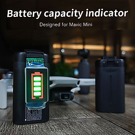 Compatible with DJI Mavic Mini Drone Battery Capacity Indicator Battery Level Display Battery 4-level Led Power Display