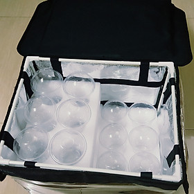 Mua Túi giữ nhiệt giao trà sữa 24 ly màu đỏ