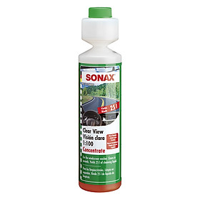 Dung Dịch Làm Trong Kính Lái Khi Mưa Sonax Clearview 1:100 Concentrate (250ml)