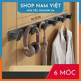 Móc Treo Quần Áo Dán Tường Nhôm Không Gian Cao Cấp