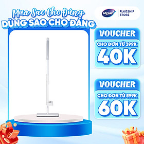 Cây Lau Nhà MyJae Đài Loan Dạng Mút Xốp PVA Thông Minh Lau Sàn Siêu Hút Nước