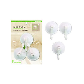 Mua Set 3 móc treo hút chân không hàng japan chịu lực 2kg