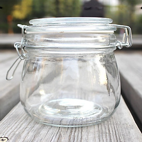 Mua  Gift  Hũ Thuỷ Tinh Nắp Gài Cao Cấp Nhập Khẩu 500ml