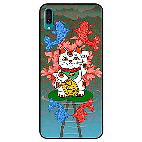 Ốp lưng dành cho Huawei Y7 Pro (2019) mẫu Mèo Và Cá Chép