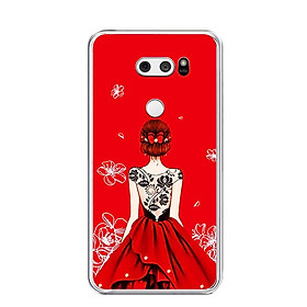 Ốp lưng dẻo cho điện thoại LG V30 - 0076 GIRL05 - Hàng Chính Hãng