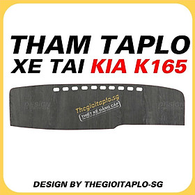 Thảm taplo ô tô da cacbon,da 5D, 8D,và tuyết nhung 3 lớp dày 1cm chống nắng cao cấp - Nỉ đen