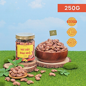 Hạt Điều vỏ lụa loại A Bình Phước (hũ 250gr)