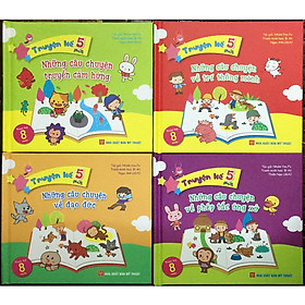 [Download Sách] Combo 4 cuốn Truyện kể 5 phút ( Tặng kèm 1 tẩy hình con vật ngẫu nhiên )