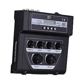 Compact Mic Mixer Audio Sound Mixing Board Portable Professional for Karaoke