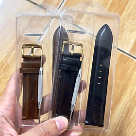 Dây Da Đồng Hồ Đeo Tay Chốt Gắn Thông Minh Cho Fossil, DW, Smartwatch