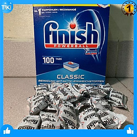 Nhập Khẩu Châu Âu VIÊN RỬA BÁT FINISH CLASSIC 100 VIÊN cho chén bát luôn