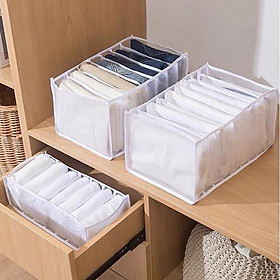 Mua Túi vải đựng quần áo Khay xếp đồ lót nhiều ngăn Vải lưới trong suốt dễ tìm tiện lợi và ngăn nắp