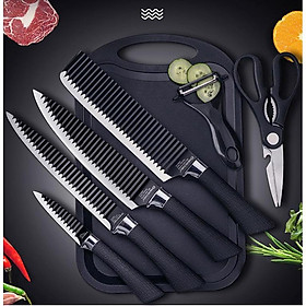 BÁO GIÁ Bộ Dao Làm Bếp | Shopee Lazada Sendo Tiki mới nhất 66 Bộ Dao làm bếp Nhật Bản Món Lưỡi Sóng Cao Cấp, Chất Liệu Hợp Kim CHỐNG DÍNH, Chống Gỉ