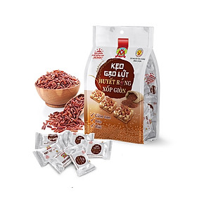 190g Kẹo xốp giòn GẠO LỨT HUYẾT RỒNG đậu phộng MỸ NGỌC