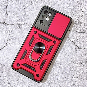 Ốp lưng cho Samsung Galaxy A12 bảo vệ camera có kèm giá đỡ