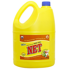Nước Rửa Chén NET Đậm Đặc Hương Chanh (4kg)