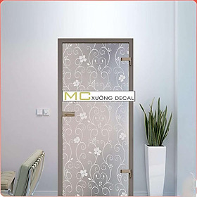 Mua Đề can Dán Kính Hoa Dây T004 Khổ 90x100cm làm mờ kính chống nhìn
