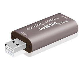 Thẻ ghi hình vòng lặp HDMI 4K 60hz Tấm ghi video Placa de Phát trực tiếp USB 2.0 3.0 1080p Grabber cho máy ảnh DVD trò chơi PS4