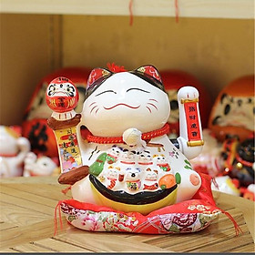 Mua Mèo thần tài cao 19 cm khai vận phát tài thuận buồm xuôi gió