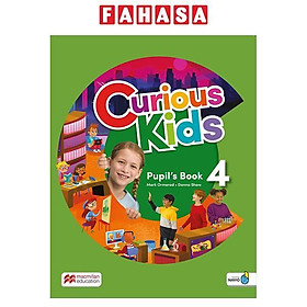 Sách ngoại văn: Curious Kids Level 4 Pupil's Book With Digital Pupil's Book And Navio App - Fahasa