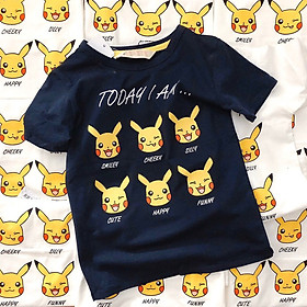 Áo phông cộc tay Pokemon bé trai 2-12 tuổi