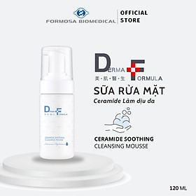 Sữa Rửa Mặt Derma Formula Ceramide Soothing Cleansing Mousse 120 Ml