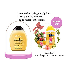 Sữa dưỡng thể dưỡng da Treaclemoon hương nhiệt đới 250ml