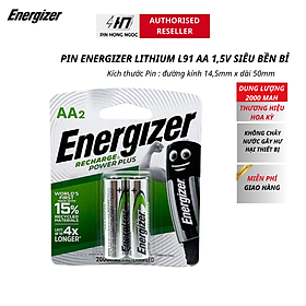 Pin Sạc AA 2000mAh NH15 Power Plus RP2 Energizer NH15 RP2 (Mẫu mới)