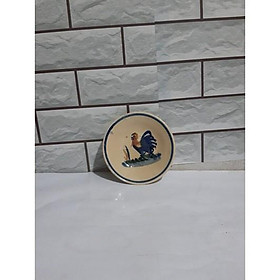 Mua 5 Đĩa con gà nhỏ có viền 15 cm ( gốm sành )