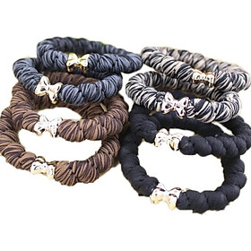 Sét dây buộc tóc tròn to mầu ngẫu nhiên HD29