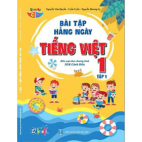 Bài Tập Hằng Ngày Tiếng Việt Lớp 1 - Cánh Diều - Tập 1 - Bản Quyền - Công ty cổ phần sách Qbooks