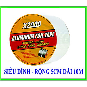 Mua Băng keo x2000  chống thấm tường  nhà  mái tôn  dán bạc tôm  bể nước  phao bơi......đa năng trên mọi chất liệu khổ 5cm x 10m