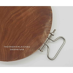 Mua Thớt gỗ nghiến sử dụng thái xắt thực phẩm gia đình  đường kính 27x2 5cm