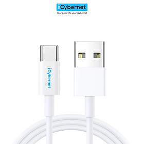 Cáp sạc và truyền dữ liệu 2.4A iCybernet IC-1002 USB to TypeC - Hàng chính hãng